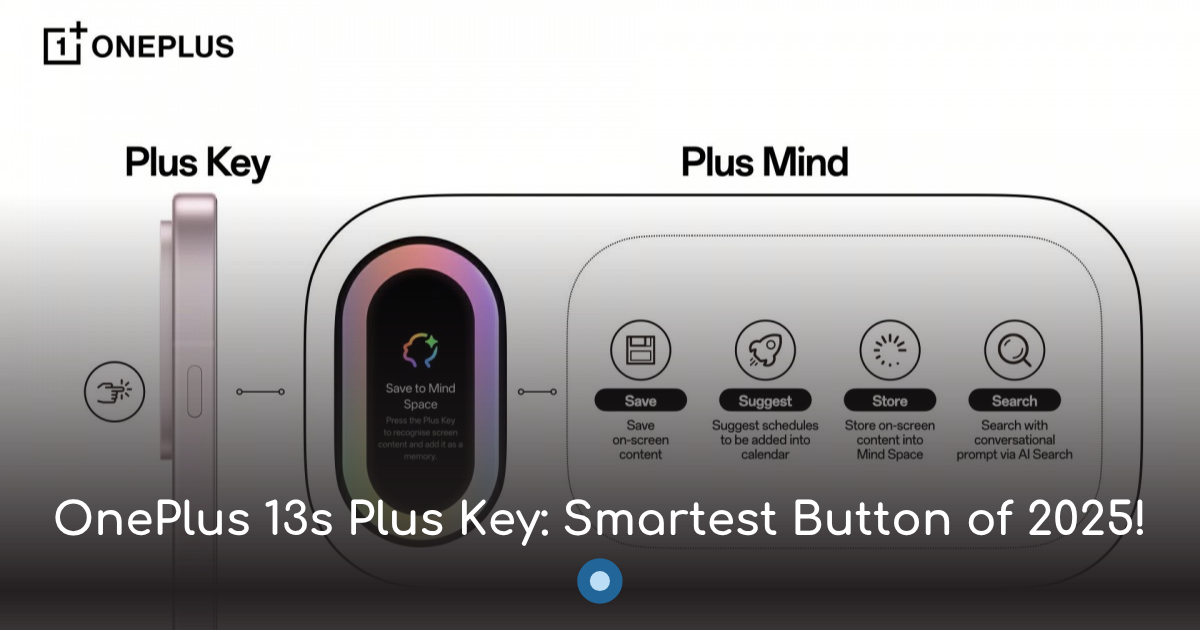 Thumbnail for oneplus 13s plus key: smartest button of 2025!