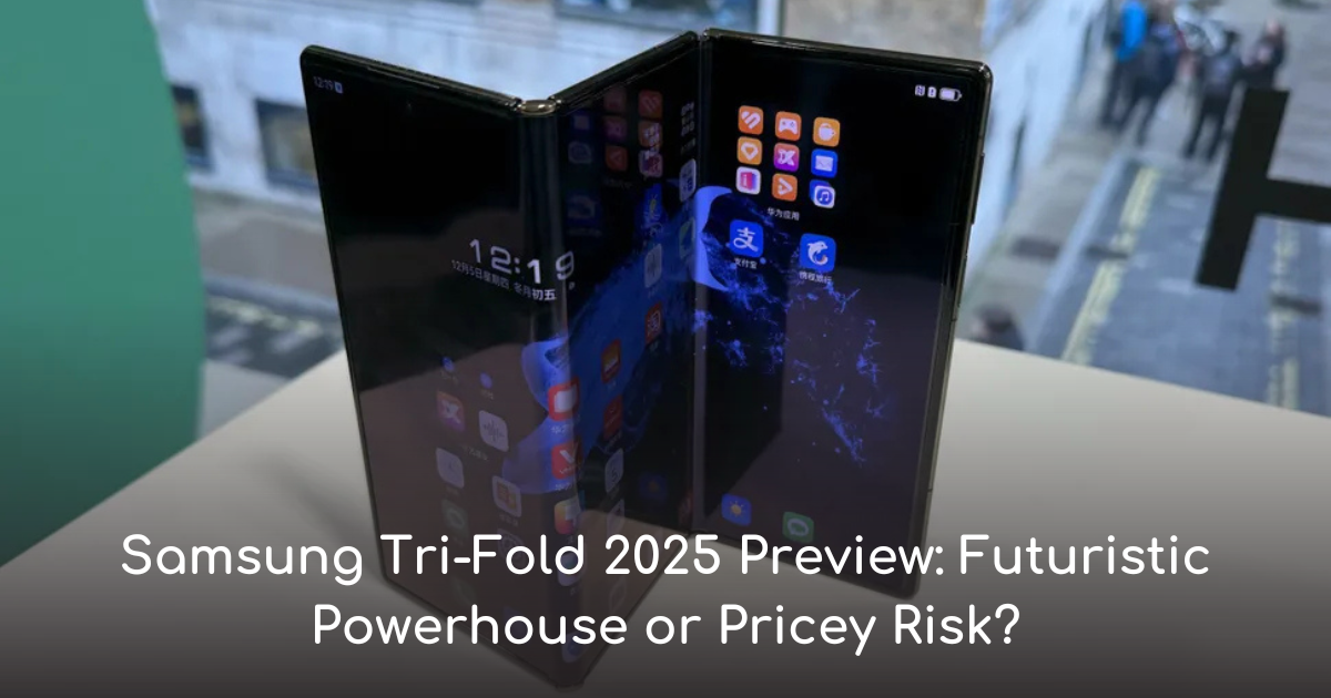 Thumbnail for samsung tri-fold 2025 preview futuristic powerhouse or pricey risk