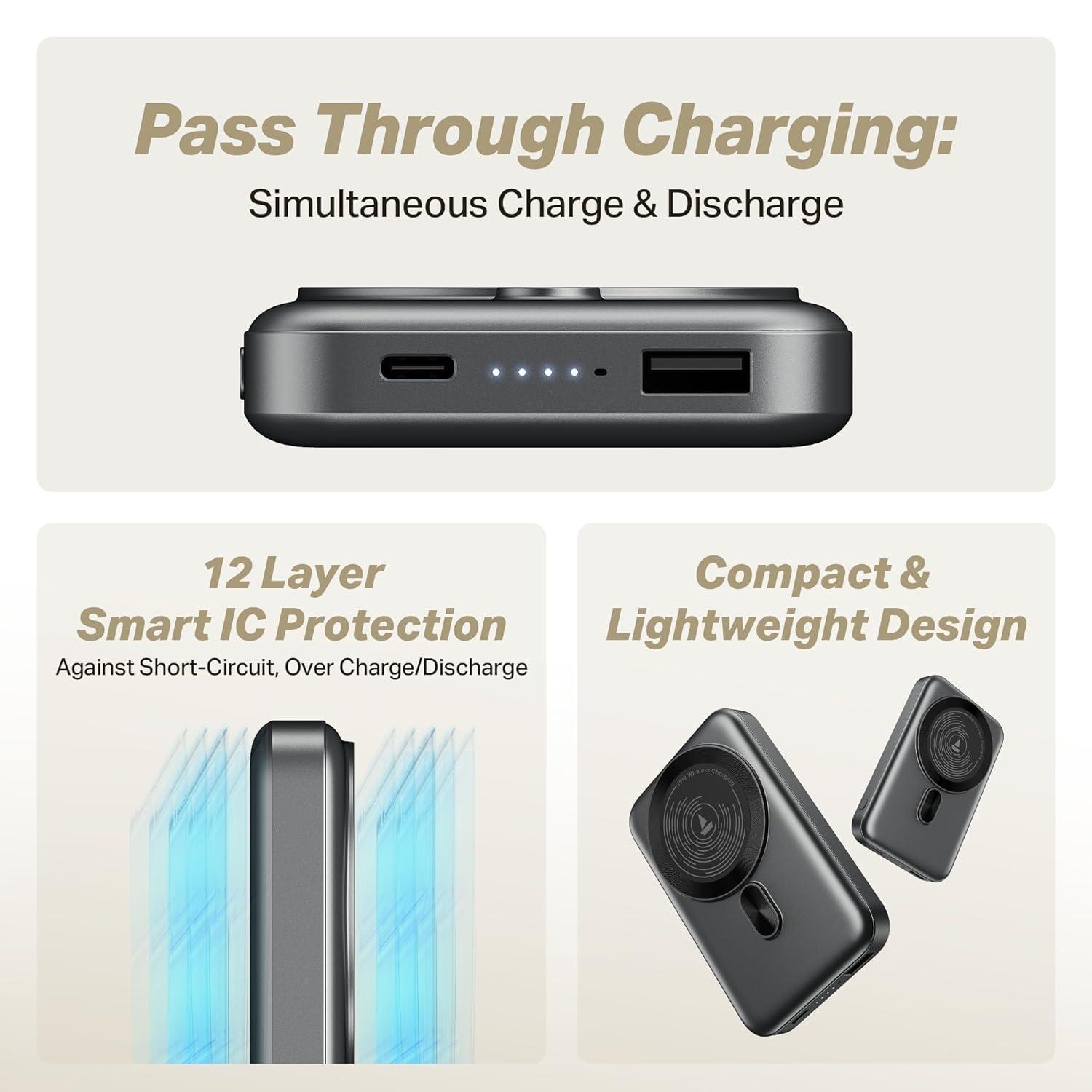 boAt EnergyShroom PB331 MagSafe Powerbank