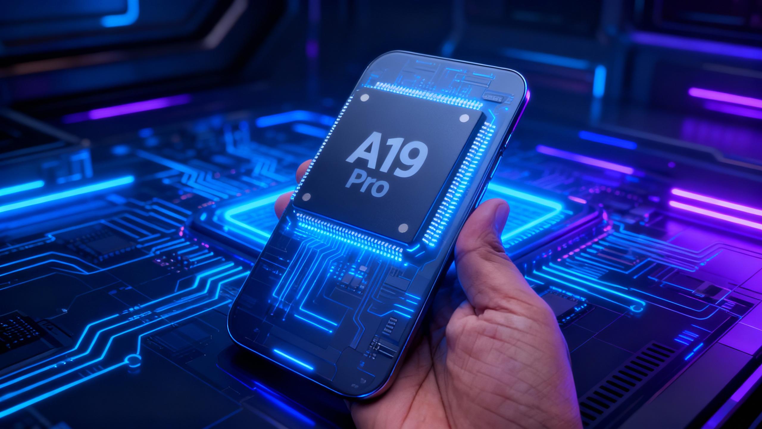 Apple A19 Pro Chip Graphic