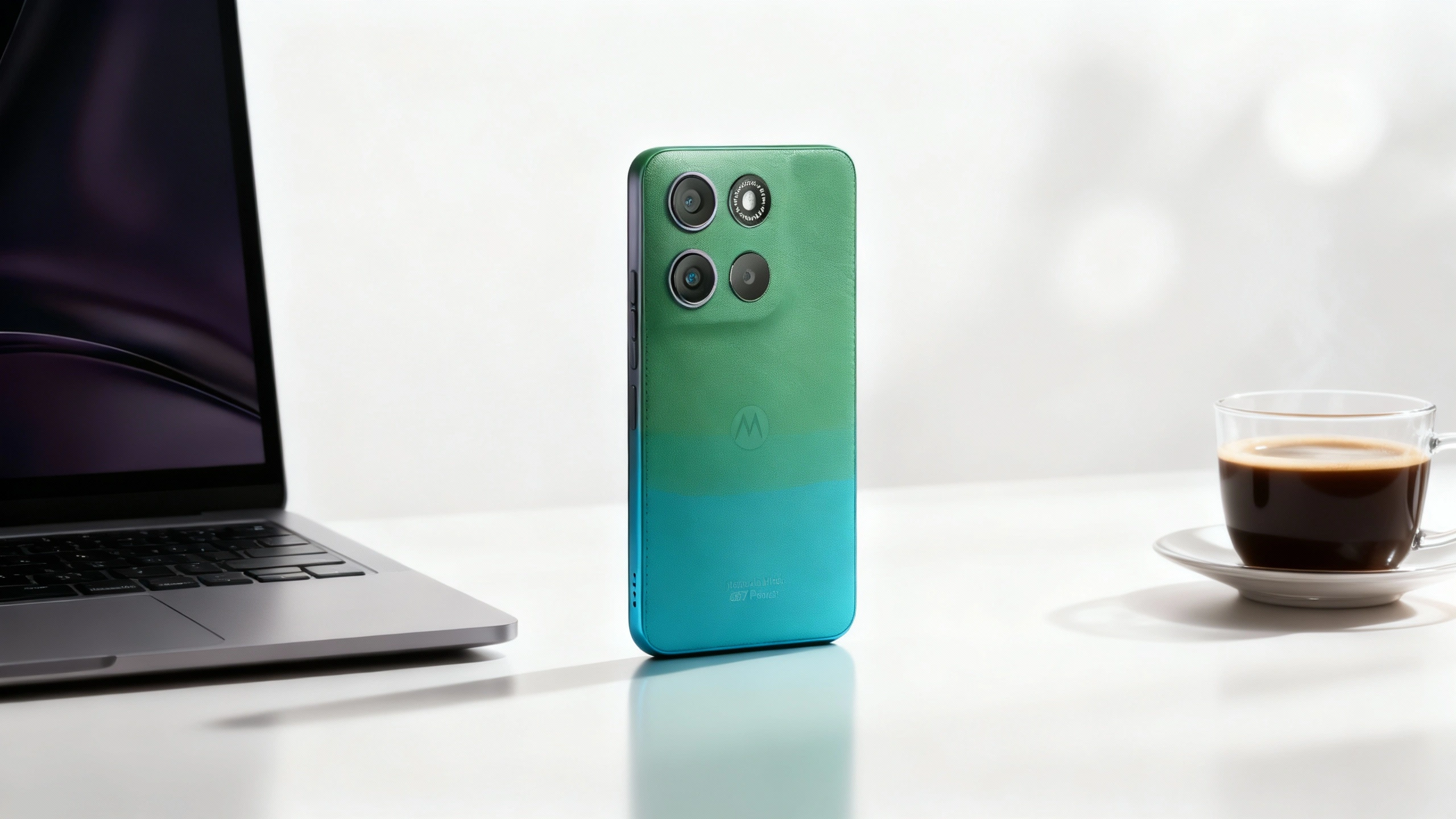 Moto G67 Power immediately impresses with its bold, modern design.