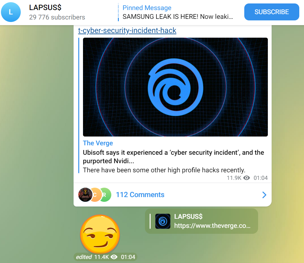 Group Three: Alleged User Data Theft and Extortion Attempts